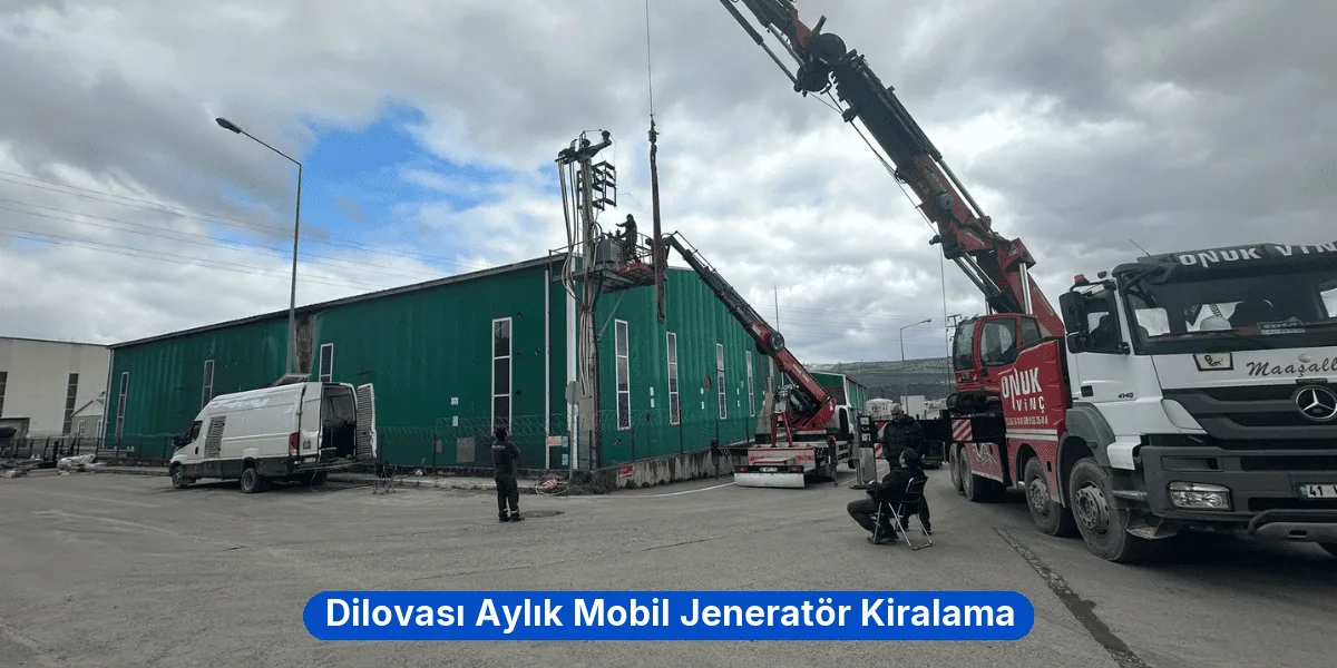 Dilovası Aylık Mobil Jeneratör Kiralama