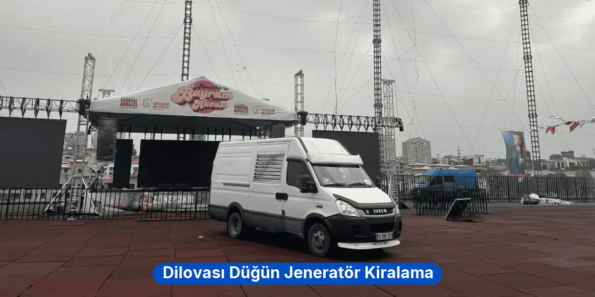 Dilovası Düğün Jeneratör Kiralama